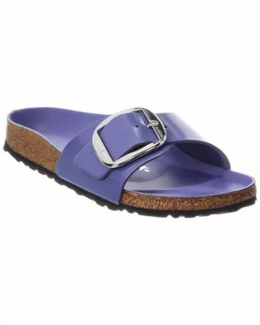NEW BIRKENSTOCK women's madrid big buckle sandal - narrow width in high-shine fa